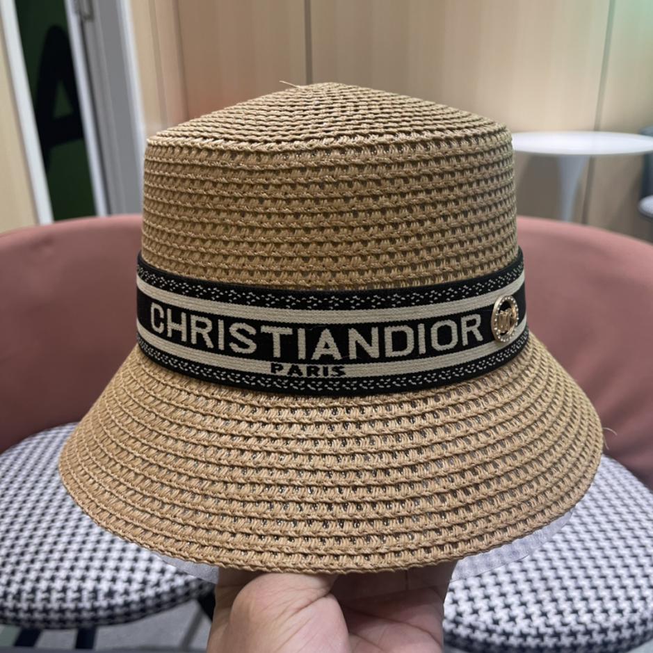 Dior Straw Hat Cappello Paglia Christian Dior 70899 Original